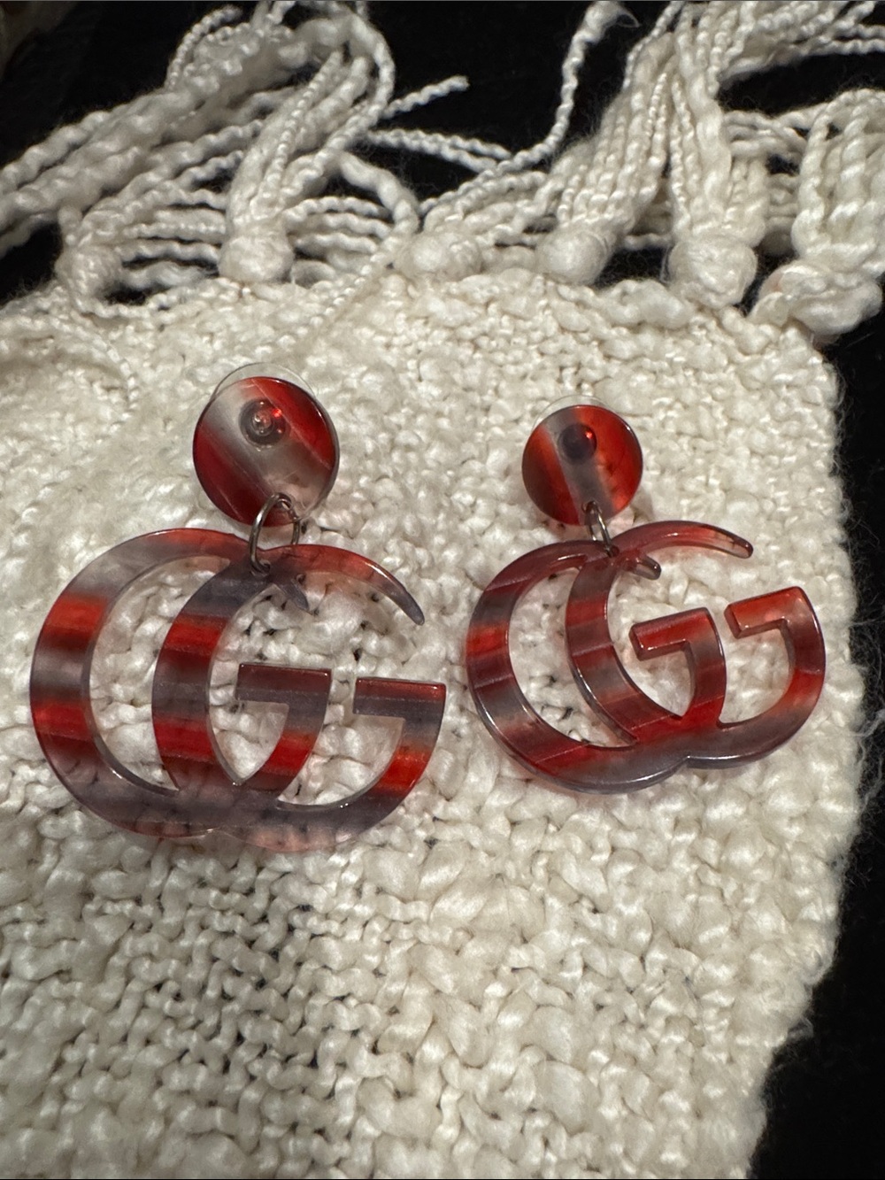 GG interlocking initials Earrings